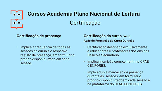 Informação sobre certificação