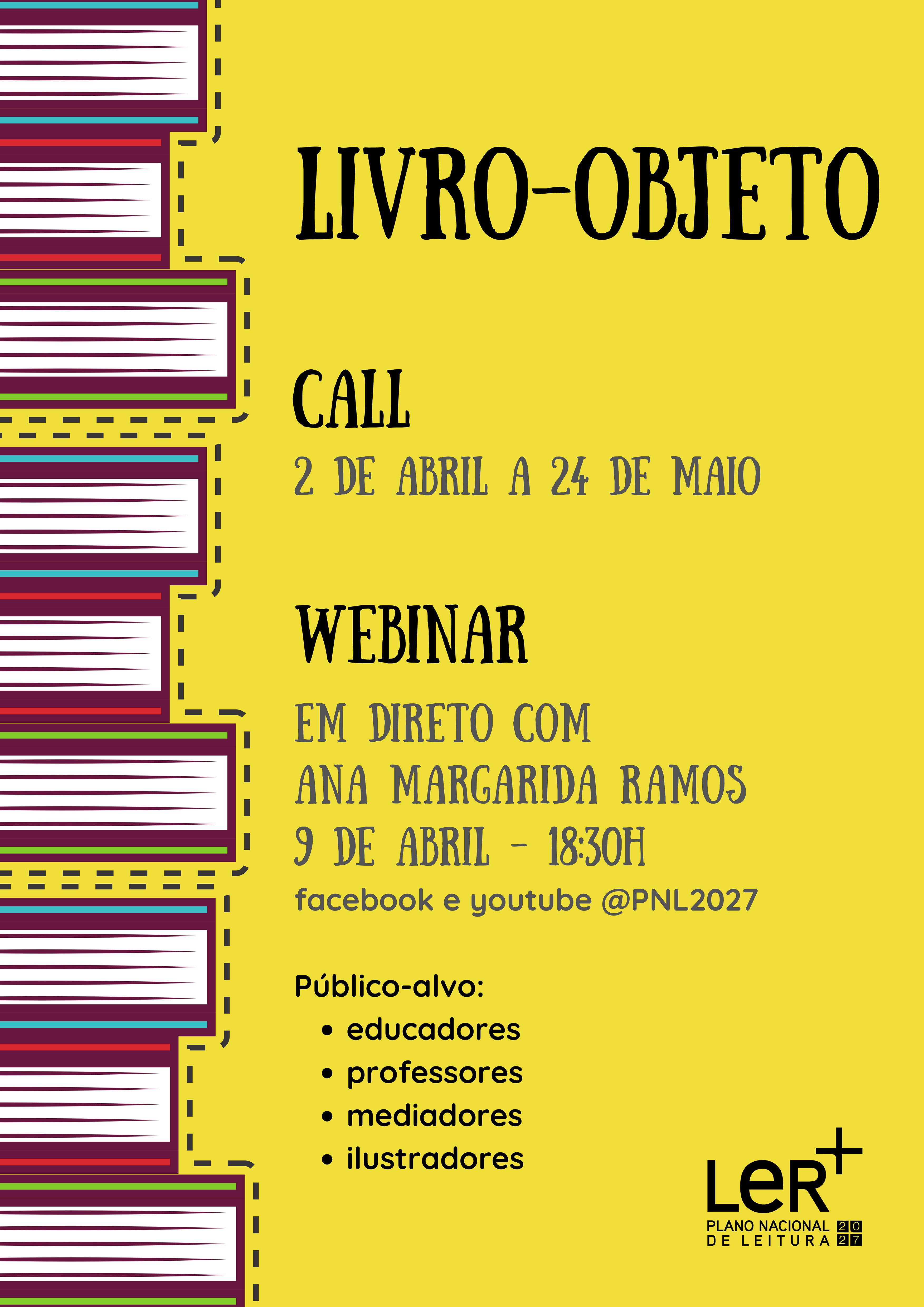 Cartaz livro-objeto (call+webinar)