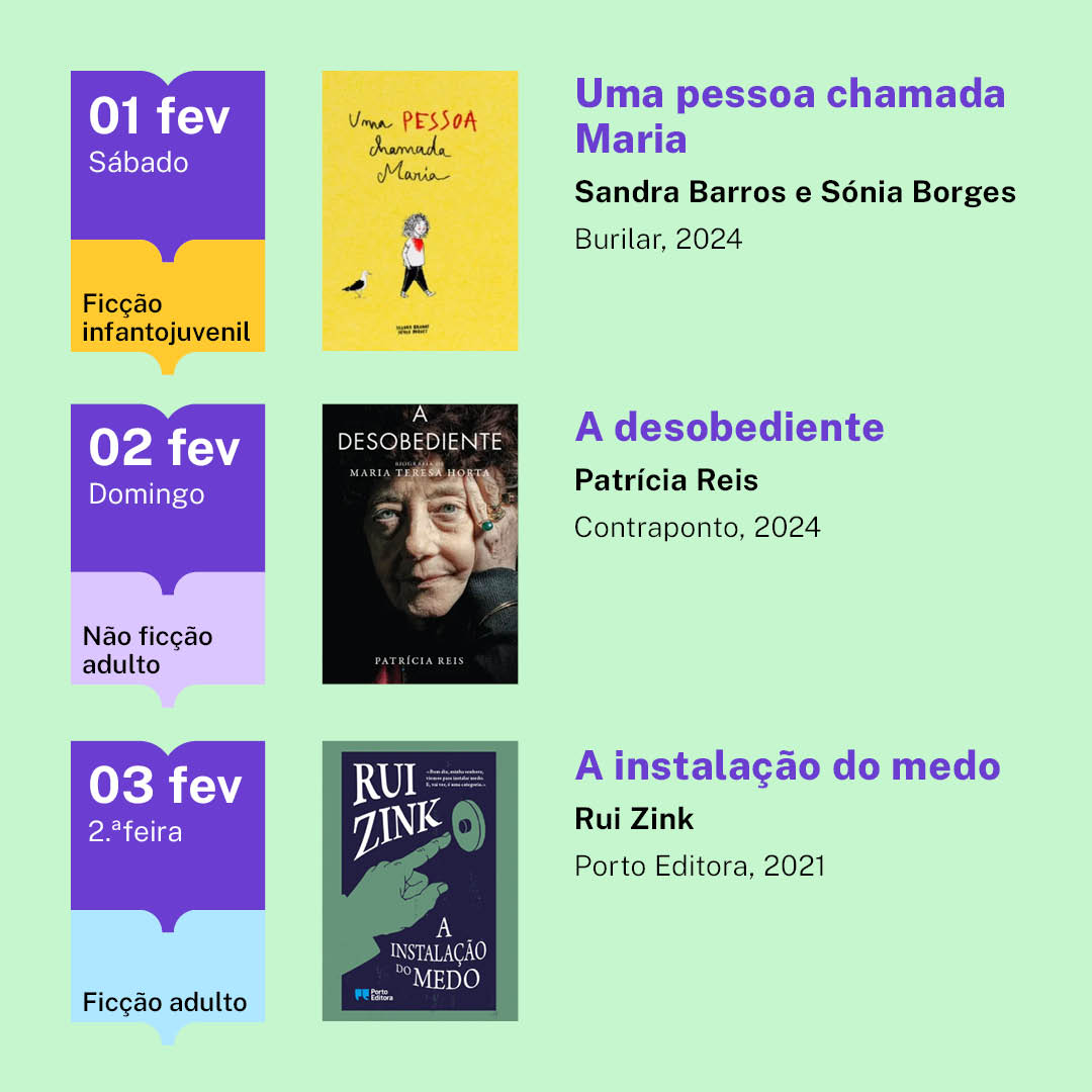 sugestões de leitura de fevereiro