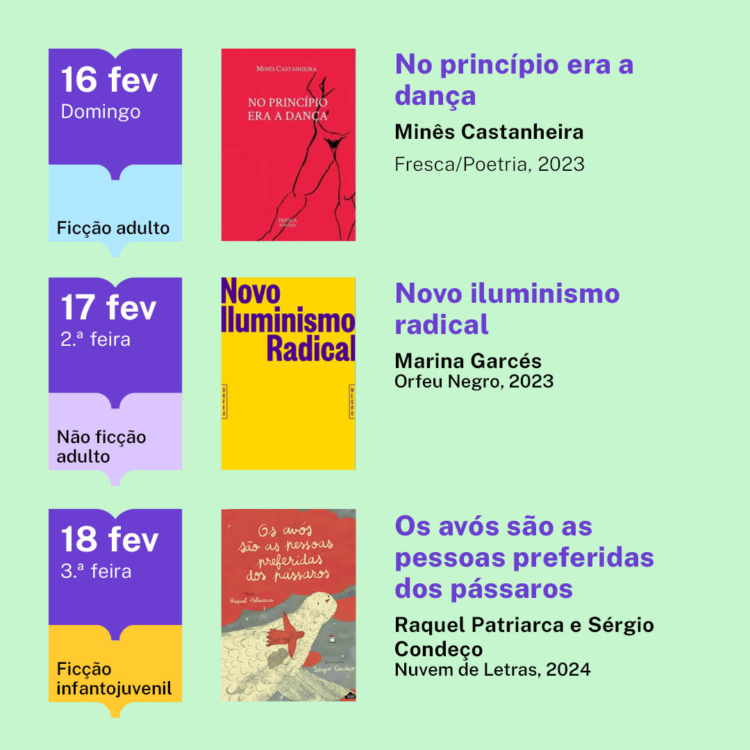 sugestões de leitura de fevereiro