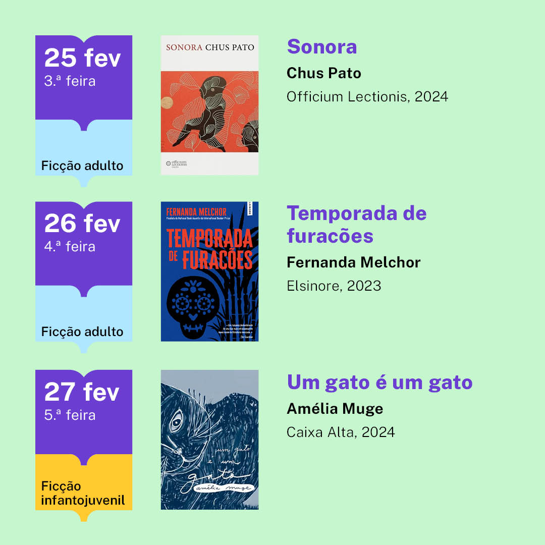 sugestões de leitura de fevereiro