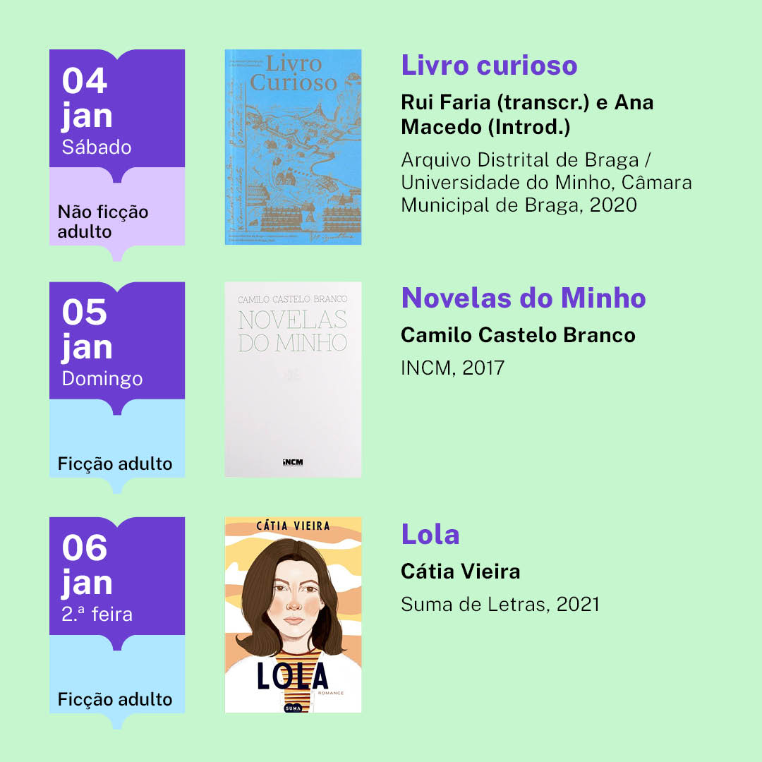 sugestões de leitura de janeiro