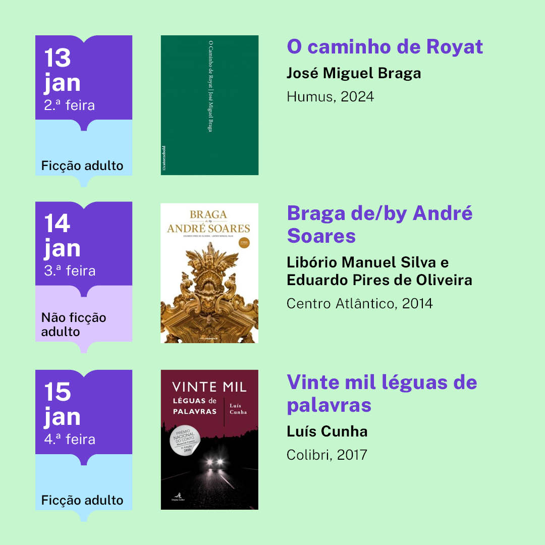 sugestões de leitura de janeiro