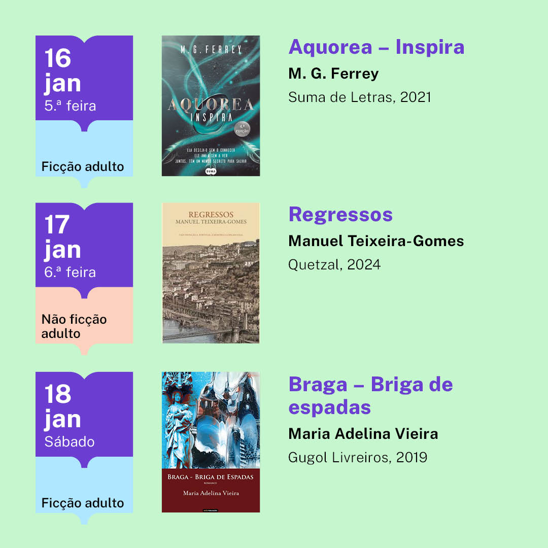 sugestões de leitura de janeiro