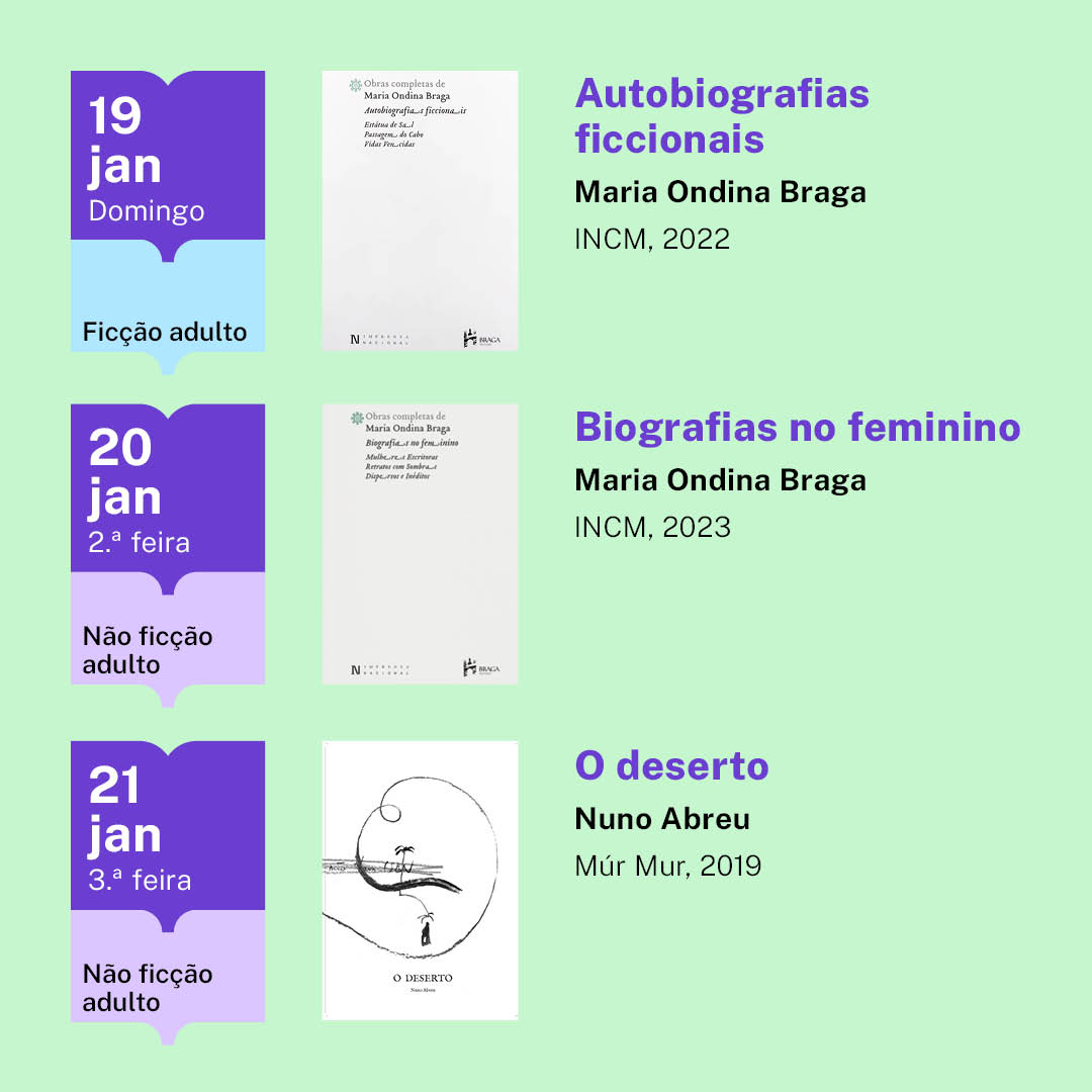 sugestões de leitura de janeiro