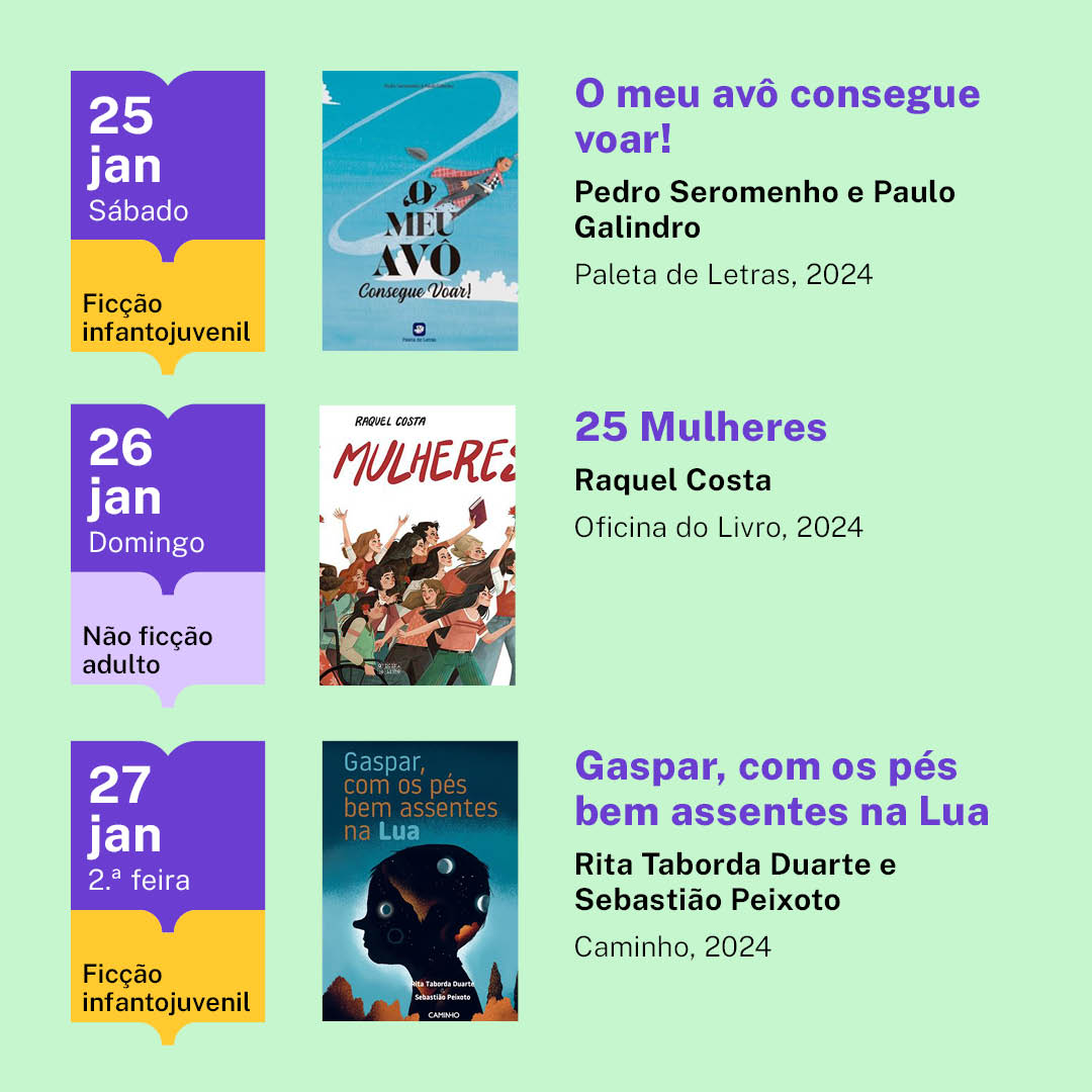 sugestões de leitura de janeiro